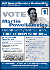 Vote Martin Powell-Davies poster
